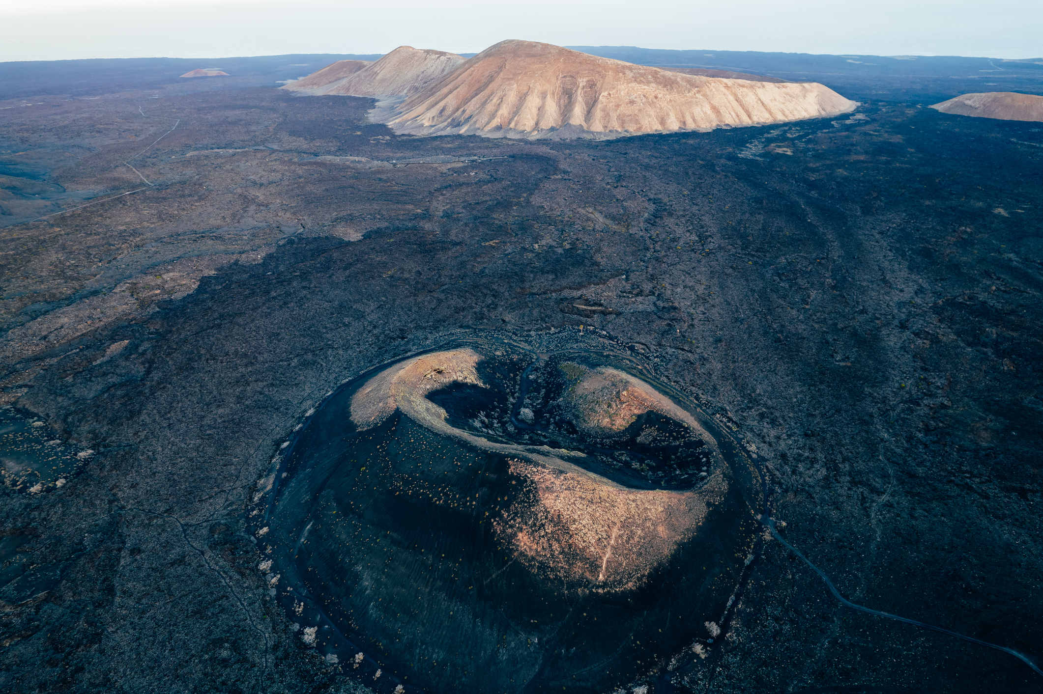 Aerial landscapes of Lanzarote