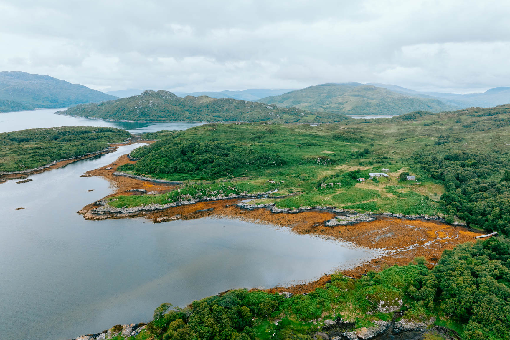 Scottish coastal highlands